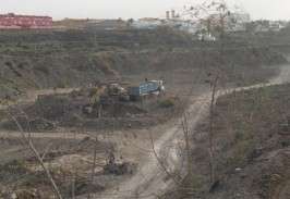 Imagen de archivo de la explotación de áridos en el Barranco Real (Foto TA)