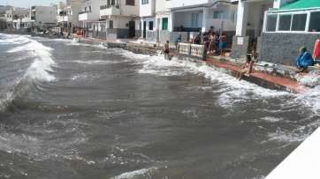 Las mareas del Pino llegan hasta las viviendas en Ojos de Garza (Foto FB)