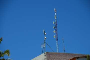 Imagen de archivo de una antena de telefonía instalada en un sector del municipio (Foto TA)