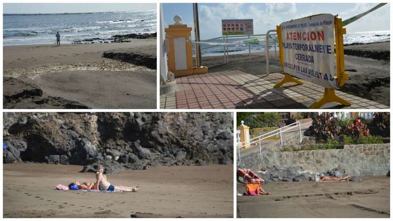 Usuarios desafían la prohibición de bañarse (Foto TA)