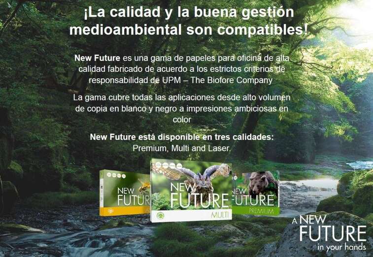UPM fabrica su papel con fibra de bosques sostenibles (Foto TA)