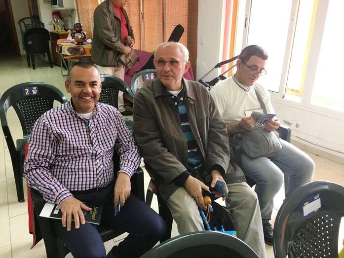 Miembros de Turcón en el encuentro (Foto TA)