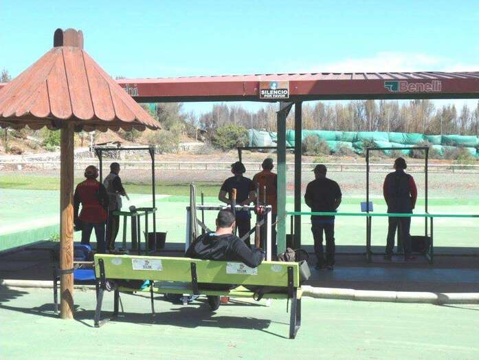 Actividad de tiro en Lomo Pollo (Foto TA)