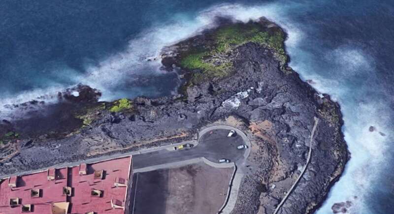 Vista área del sector donde se ubicará el mirador (Foto captada por TA de Google Maps)