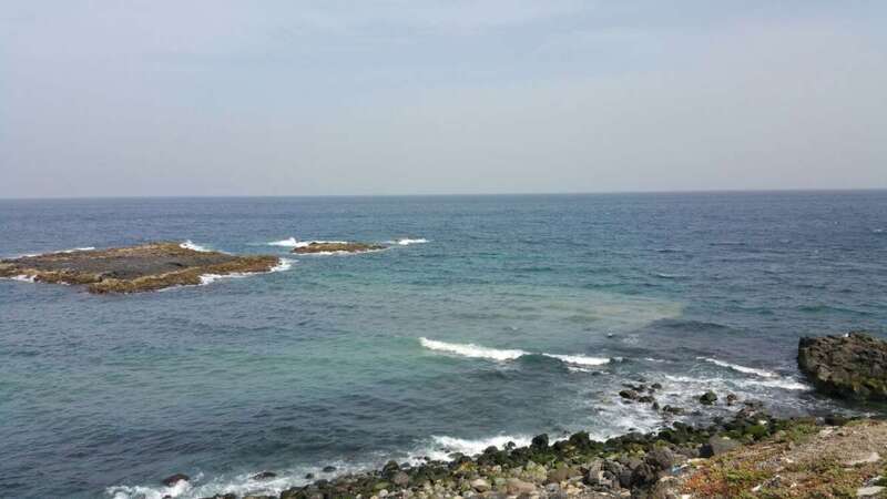 Imagen de la mancha contaminante detectada en Bocabarranco (Foto TA)