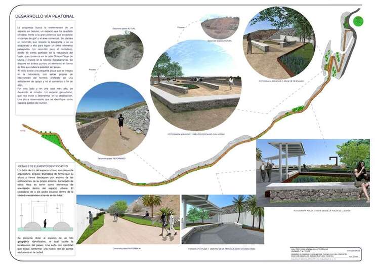 Corredor paisajístico por el Barranco Real de Telde (Foto TA)