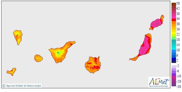 Gráfico térmico (Foto TA)