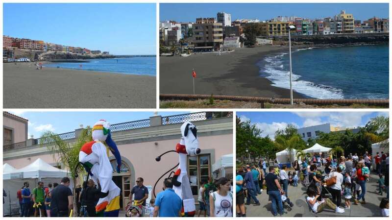 Fotos de las playas  y de la Feria del Libro, este mediodía (Foto TA)