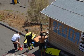 Playas solitarias y animada Feria del Libro en Telde (Foto TA)