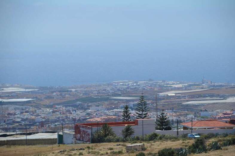 Vista de Telde desde el sector de El Viso (Foto TA)