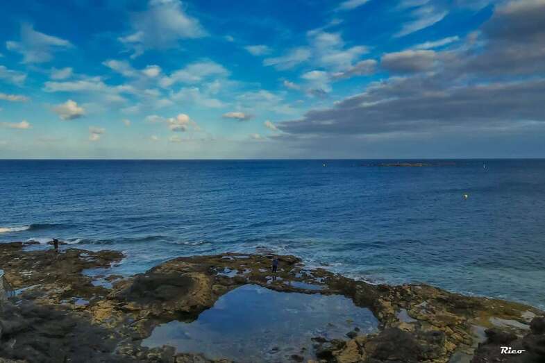 Imagen de la costa de Melenara (Foto Antonio Rico)