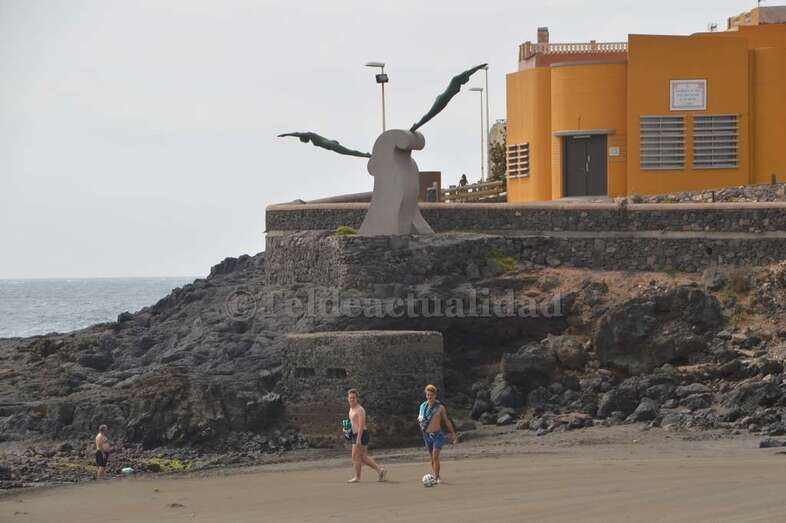 La playa de La Garita, este jueves (Foto TA)