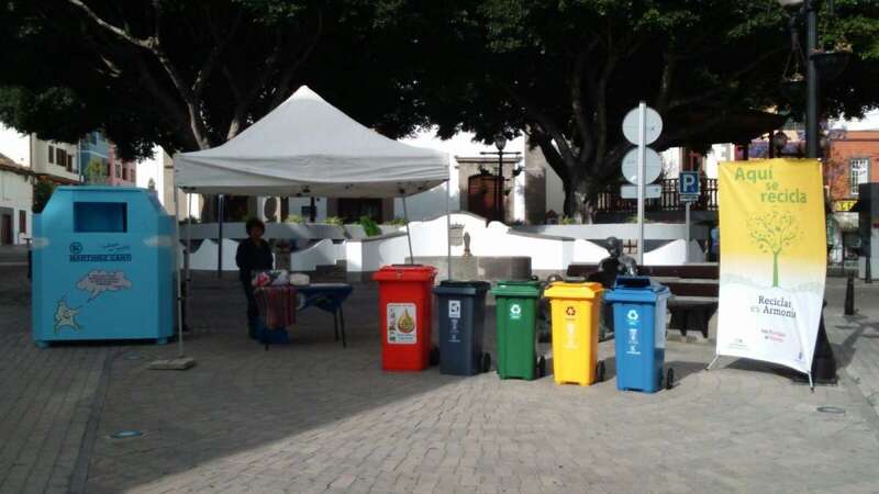 Imagen de archivo de una actividad de concienciación en Los Llanos con motivo del Día Internacional del Reciclaje (Foto TA)