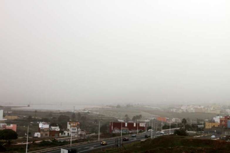 Tiempo de calima (Foto TA)