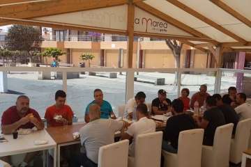 Limpieza de los fondos marinos de La Garita (Foto TA)