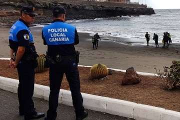 Limpieza de los fondos marinos de La Garita (Foto TA)