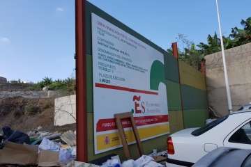 Un punto verde para ponerse rojo en Telde (Foto TA)