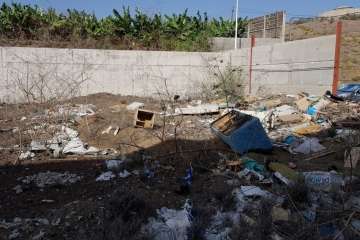 Un punto verde para ponerse rojo en Telde (Foto TA)