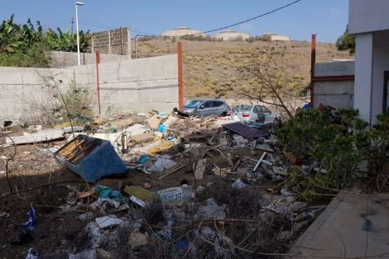 Un punto verde para ponerse rojo en Telde (Foto TA)