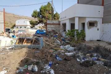 Un punto verde para ponerse rojo en Telde (Foto TA)