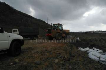 Retirados los 10.000 kilos de sardinas tirados en cajas en Tufia y Barranco Real (Foto TA)