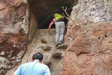 El Barranco de Tundidor (Telde), al golpito (Foto TA)