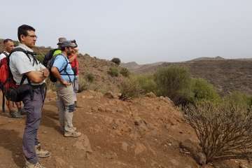 El Barranco de Tundidor (Telde), al golpito (Foto TA)