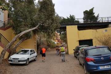 El Barranco de Tundidor (Telde), al golpito (Foto TA)
