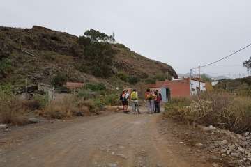 El Barranco de Tundidor (Telde), al golpito (Foto TA)