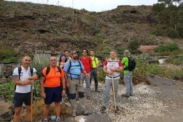 El Barranco de Tundidor (Telde), al golpito (Foto TA)