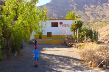 Ruta de Turcón por las estructuras hidráulicas de Las Tirajanas (Foto TA)