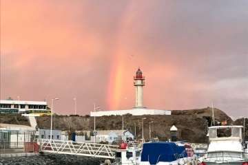 Nubes que barruntan tormenta (Foto TA y Jesús Ruiz Mesa)