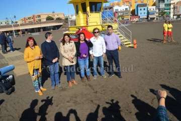 Melenara estrena caseta de vigilancia (Foto TA)