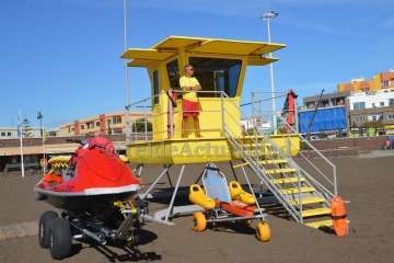 Melenara estrena caseta de vigilancia (Foto TA)