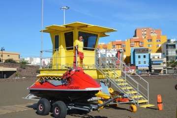 Melenara estrena caseta de vigilancia (Foto TA)