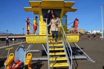 Melenara estrena caseta de vigilancia (Foto TA)