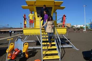 Melenara estrena caseta de vigilancia (Foto TA)