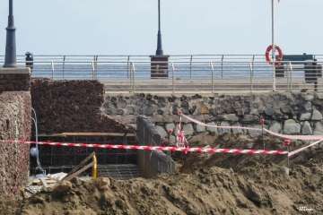 Nueva rampa de acceso a la playa de Melenara-Telde (Foto Antonio Rico)