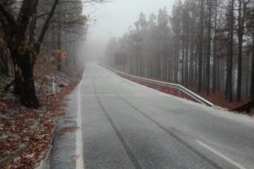 Nieva en la Cruz de los Llanos (Foto TA)