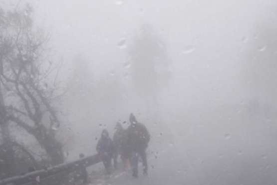 Jornada desapacible en la cumbre (Foto TA)