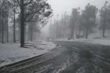 Jornada desapacible en la cumbre (Foto TA)