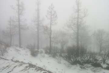 Jornada desapacible en la cumbre (Foto TA)