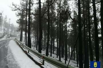 Las condiciones siguen siendo muy desfavorables para circular por la cumbre (Foto TA)