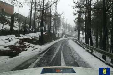 Las condiciones siguen siendo muy desfavorables para circular por la cumbre (Foto TA)