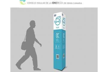 Presentación de la red insular de recarga rápida para vehículos eléctricos (Foto TA)