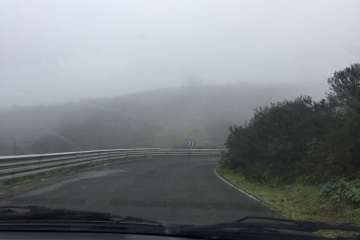 Accesos abiertos a la cumbre, salvo tres, tras la nevada histórica de ayer (Foto TA)