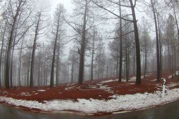 Accesos abiertos a la cumbre, salvo tres, tras la nevada histórica de ayer (Foto TA)