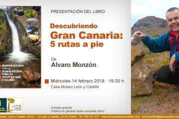 El ecologista Álvaro Monzón presenta en Telde su último libro de senderismo (Foto TA)