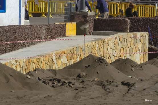 Costas ultima la construcción de una rampa de acceso a Melenara-Telde (Foto Antonio Rico)