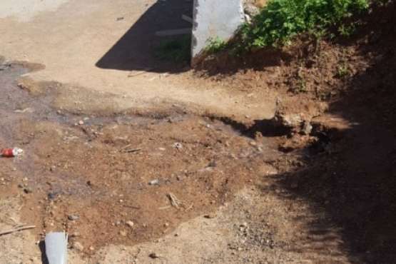 Importante pérdida de agua en el Valle de Jinámar-Telde (Foto TA)